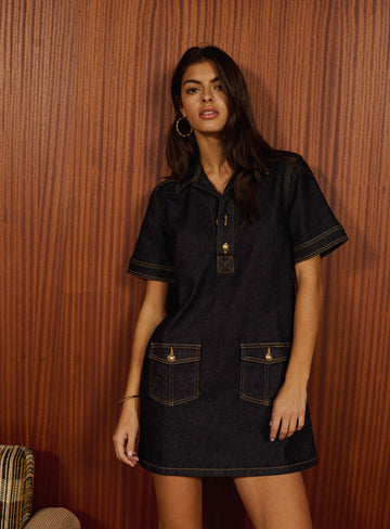 Robe en jean Regina